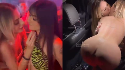 Gabs Colleta e Rafaela Nery fodendo com machos da balada