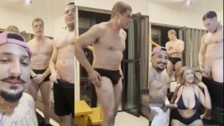 Tadalafellas pornô vendo os amigos Pistolinha e Rafa Martinz ganhando boquete da safada